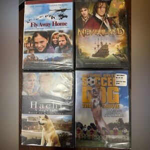🐶✨ Family Adventure & Animal Movie DVD Collection (4 Titles) 🎥